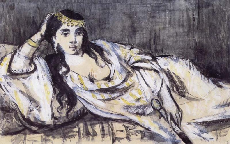 Edouard Manet Odalisque oil painting image